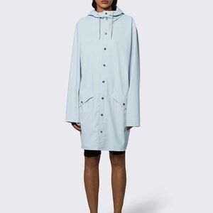 NWT RAINS Long Jacket in Sky Large Unisex